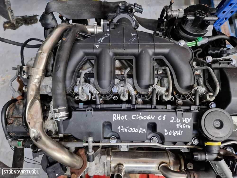 Motor usado RH01 CITROEN C5 2.0 HDI 140CV DELPHI PEUGEOT - 2