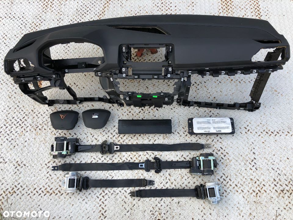 SEAT TARRACO DESKA KONSOLA KOKPIT PULPIT PÓŁKA PARAPET AIRBAG AIR BAG PASY PAS - 1