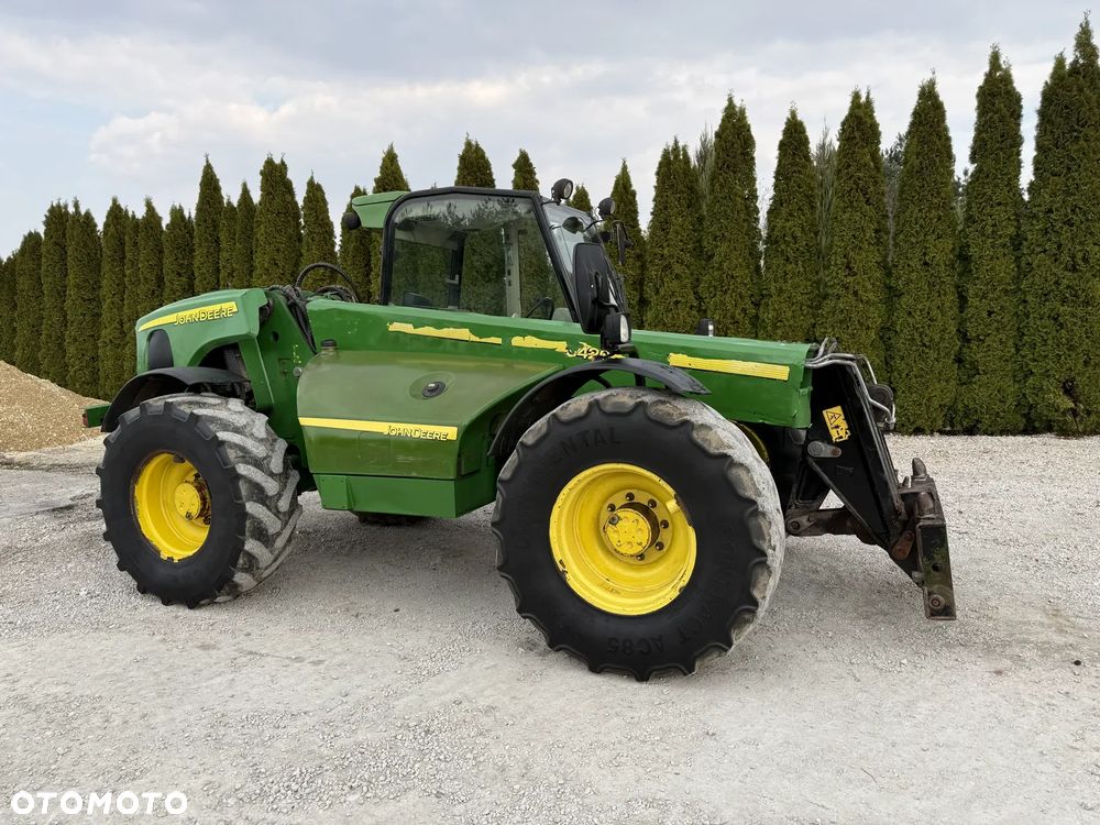 John Deere 3420 / TELESKOPOWA / 7 METRÓW / SZYBKA I MOCNA / BEZ DPF I ADBLUE / SPROWADZONA Z NIEMIEC / ŁADNIE UTRZYMANA / ORYGINAŁ / KLIMA / 33.7 26.6 42.7 38.7 531-70 532-70 735 741 634 3400 - 13