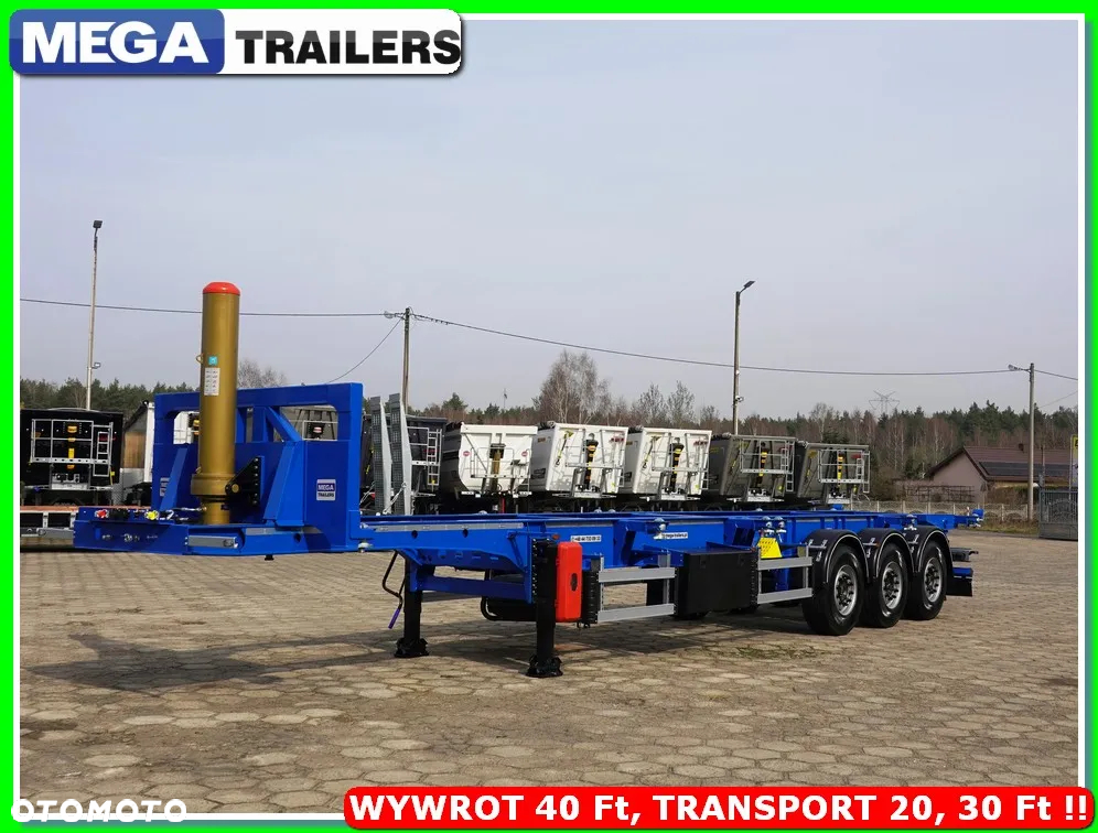 Mega 65 m³ wywrotka na kontener 40 Ft / do 44,0 T DMC zestawu !!! - 2