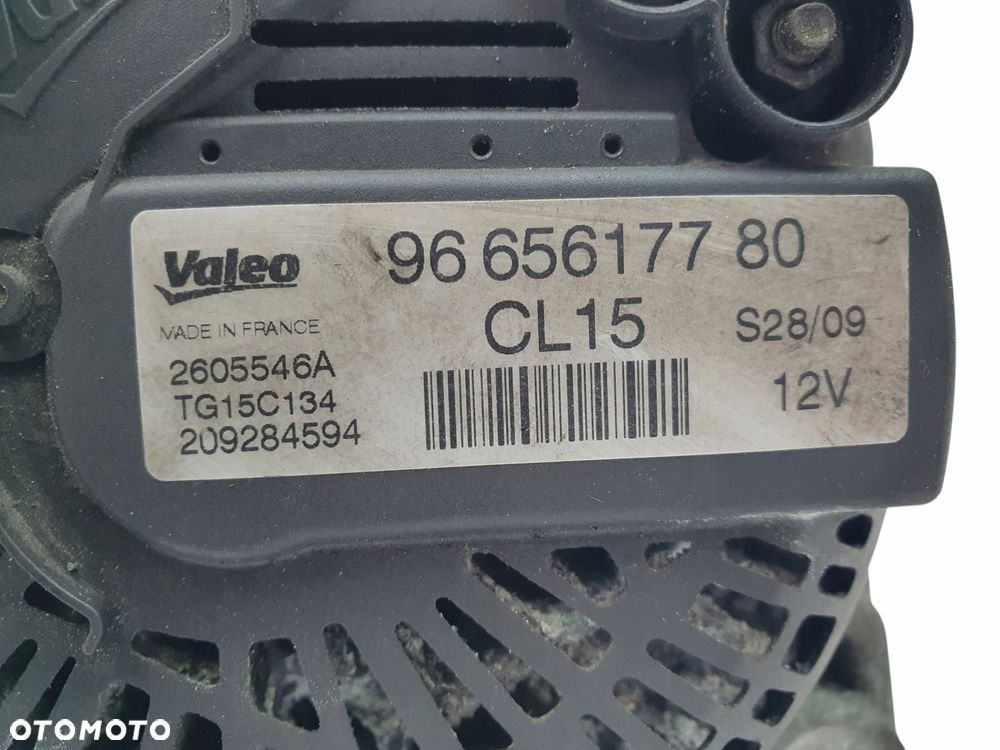 ALTERNATOR Citroen Berlingo Peugeot Partner 1.6 HDI 9665617780 TG15C132 - 14