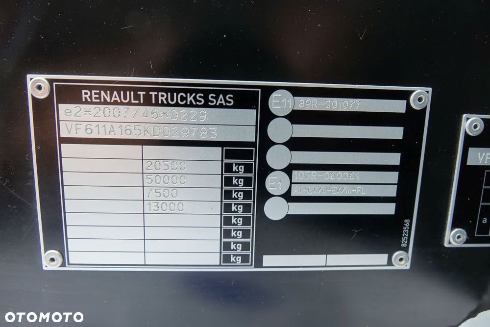 Renault GAMA T460 PROTECT / EURO 6 / STANDARD / ADR /  AUTOMAT / RETARDER / KLIMATYZACJA POSTOJOWA - 31
