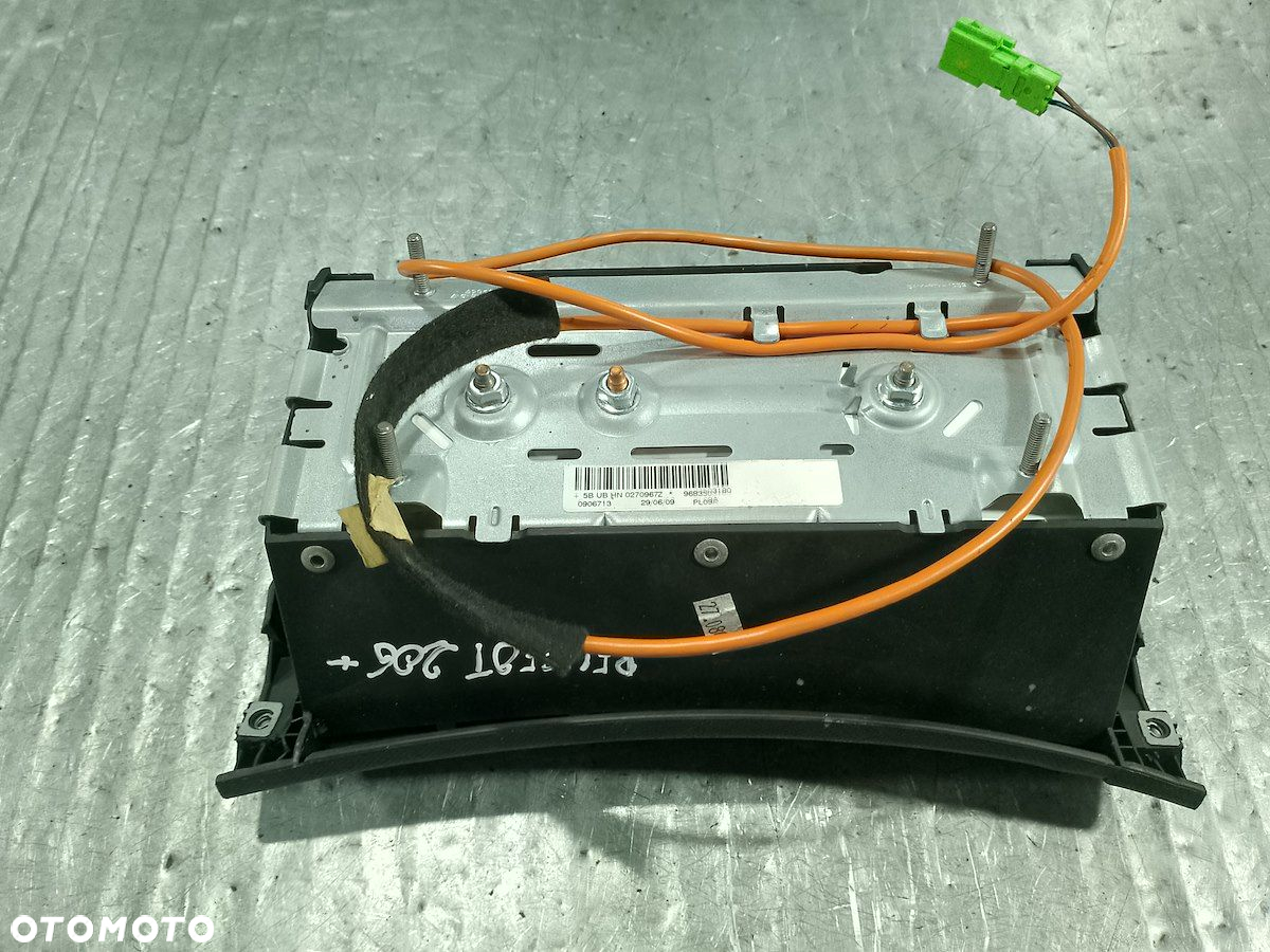 PODUSZKA PASAŻERA, AIRBAG PEUGEOT 206 PLUS 9683503180 1.4  8V - 3