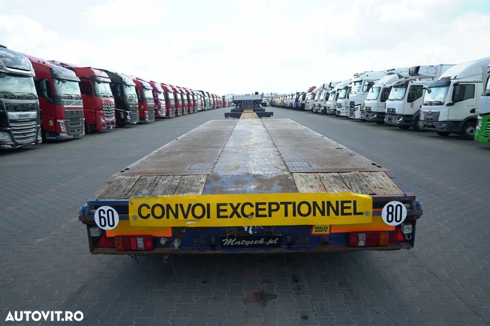 Faymonville BETON JOS / SPZ-6WAAU / EXTENSIBIL / TRANSPORTATOR / 30,3 M / MASĂ NETĂ: 88 T / AXE DE DIRECȚIE / SAF - 15