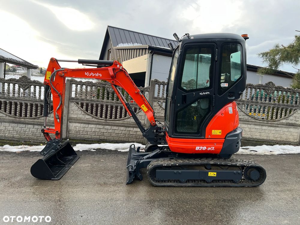Kubota U20-3α * Minikoparka Kubota U20-3 * Zerowy Obrys * 2,5 Tony * Stan IDEALNY * - 5