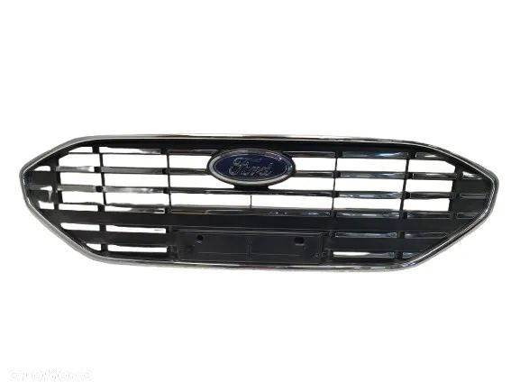 FORD FIESTA MK8 GRILL ATRAPA CHŁODNICY CHROM ZNACZEK KOMPLETNY ORYGINAŁ - 1