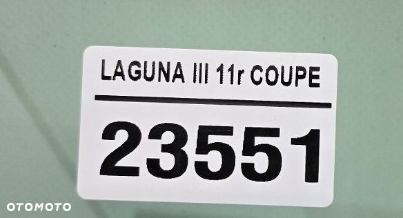 szyba przód prawy prawa renault laguna iii 10r coupe - 4