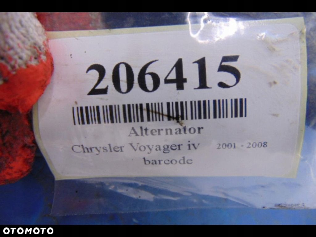 CHRYSLER VOYAGER IV 3.8B ALTERNATOR - 5