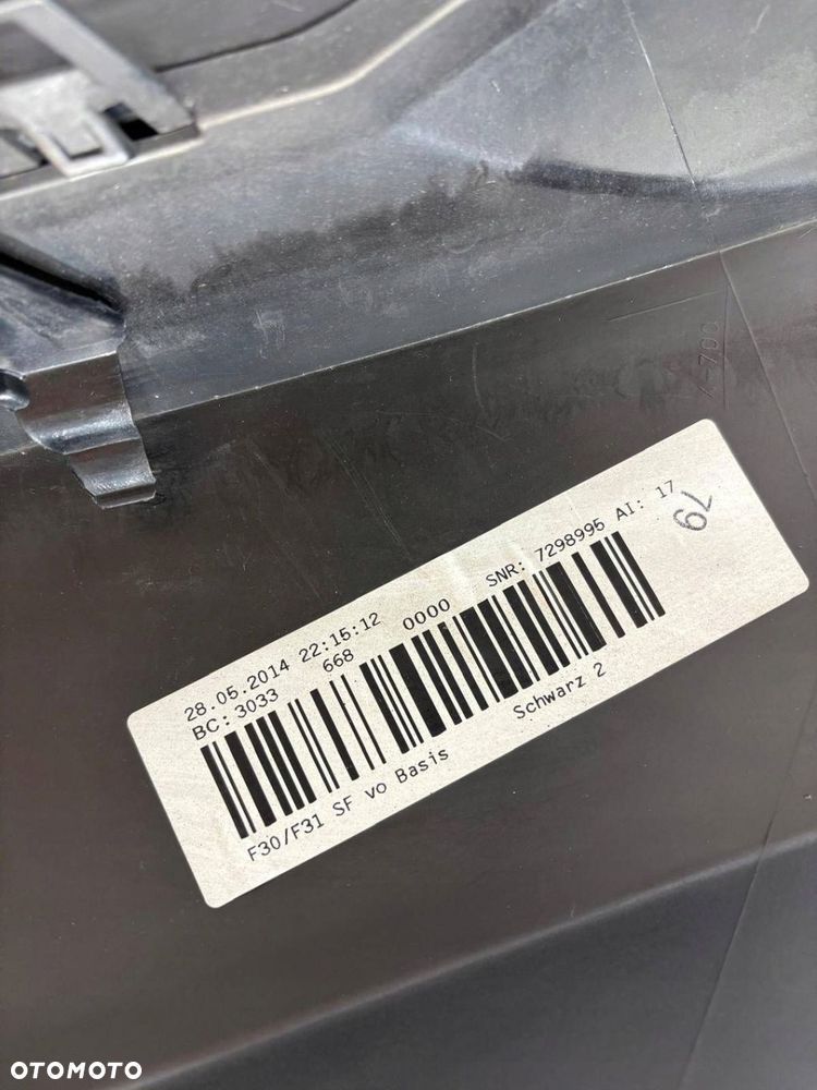 BMW 3 F30 F31 Zderzak Przód Przedni 7298995 - 11