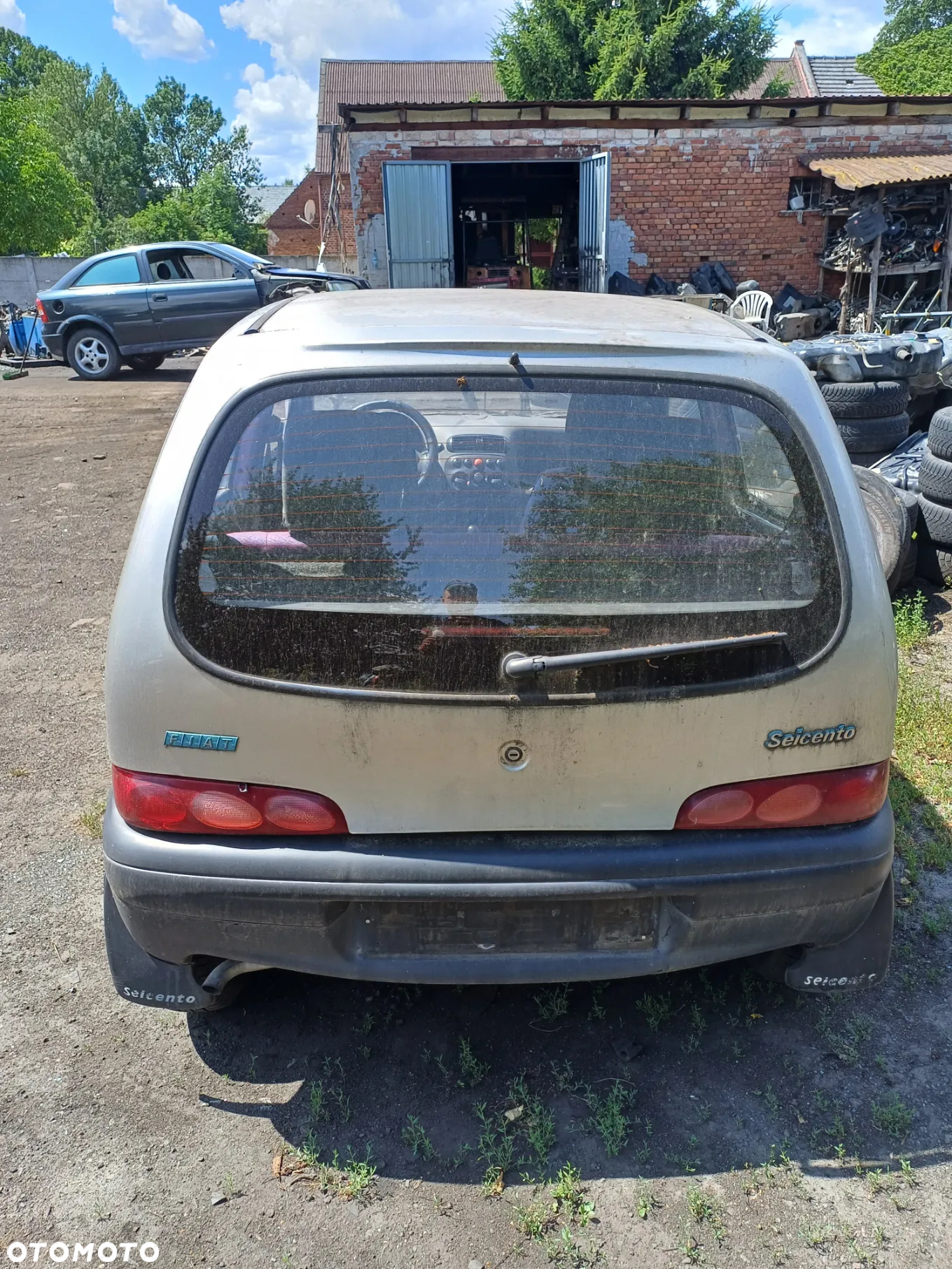 Drzwi Zdrowe Fiat Seicento 2001r cały na części - 5