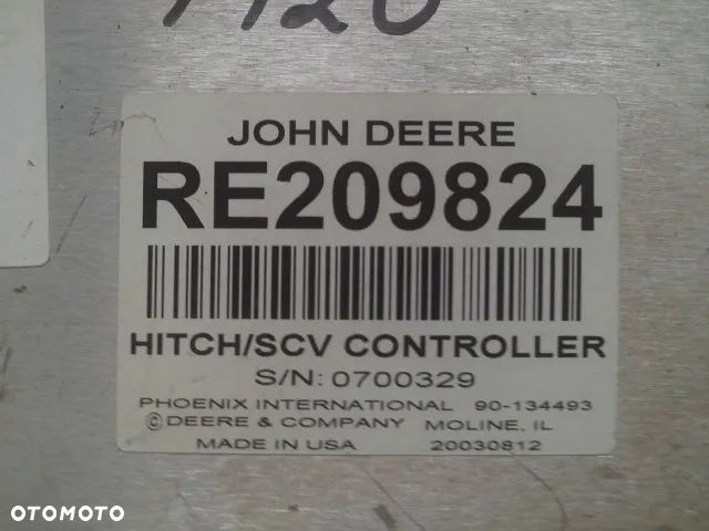 Sterownik Hitch SCV RE209824 John Deere 7720 - 3