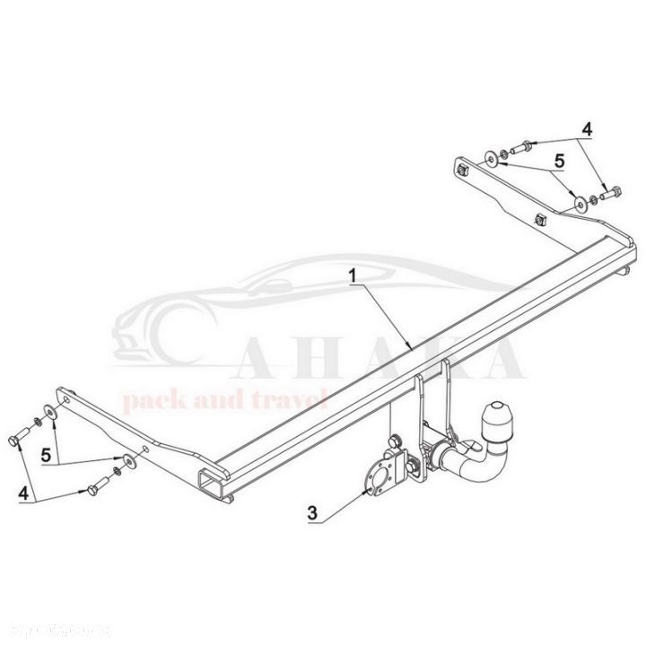 Hak Holowniczy Automat Do Mazda 5 2008-2010 - 3