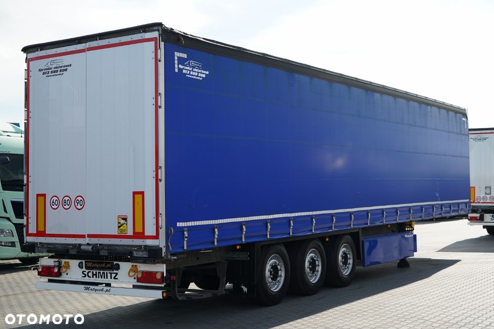 Schmitz Cargobull FIRANKA / STANDARD / OŚ PODNOSZONA / DACH PODNOSZONY  / KOSZ NA PALETY / - 7