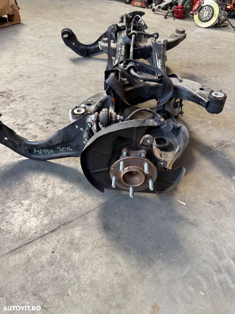 Punte spate completa MAZDA 6 an 2013-2019 completa cu brate si fuzete fara rugina - 6
