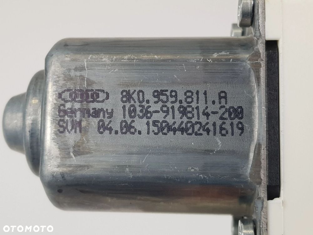 Silniczek Silnik Mechanizm podnoszenia szyb Lewy Tył Audi A4 B8 A6 C7 - 9