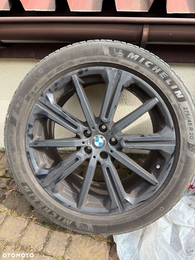 Oryginalne felgi BMW czarne R20 cali uzywane 36116883765 x5 x6 748M czarna - 4