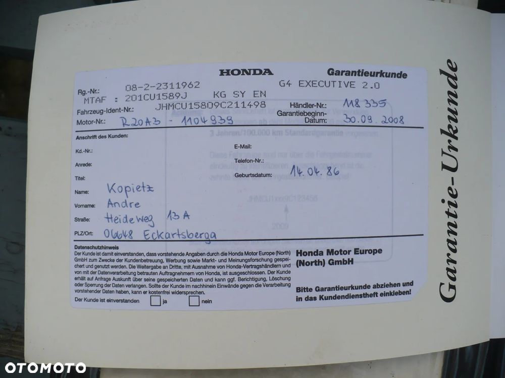 Honda Accord 2.0 Elegance Advantage - 28