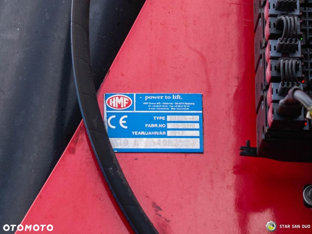 MAN MAN TGX 28.500 6x2 HMF 5020K-RC HDS Fly Jib Żuraw Siodło - 22