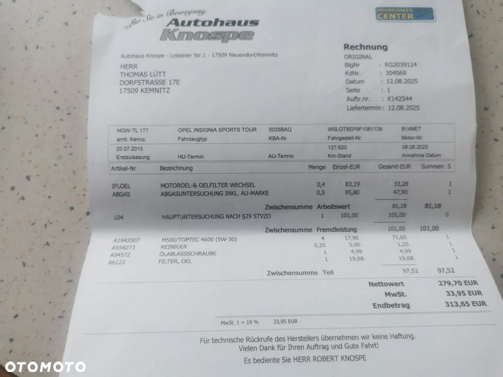 Opel Insignia 1.4 Turbo ecoFLEX Start/Stop Business Edition - 33