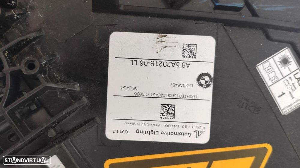 farol direito LASER BMW X3 + X4 G02 lci - 7
