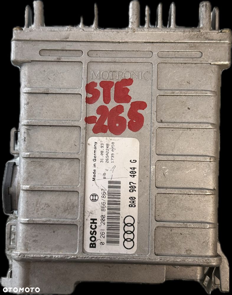 Sterownik Silnika ECU Komputer Audi 8A0907404G