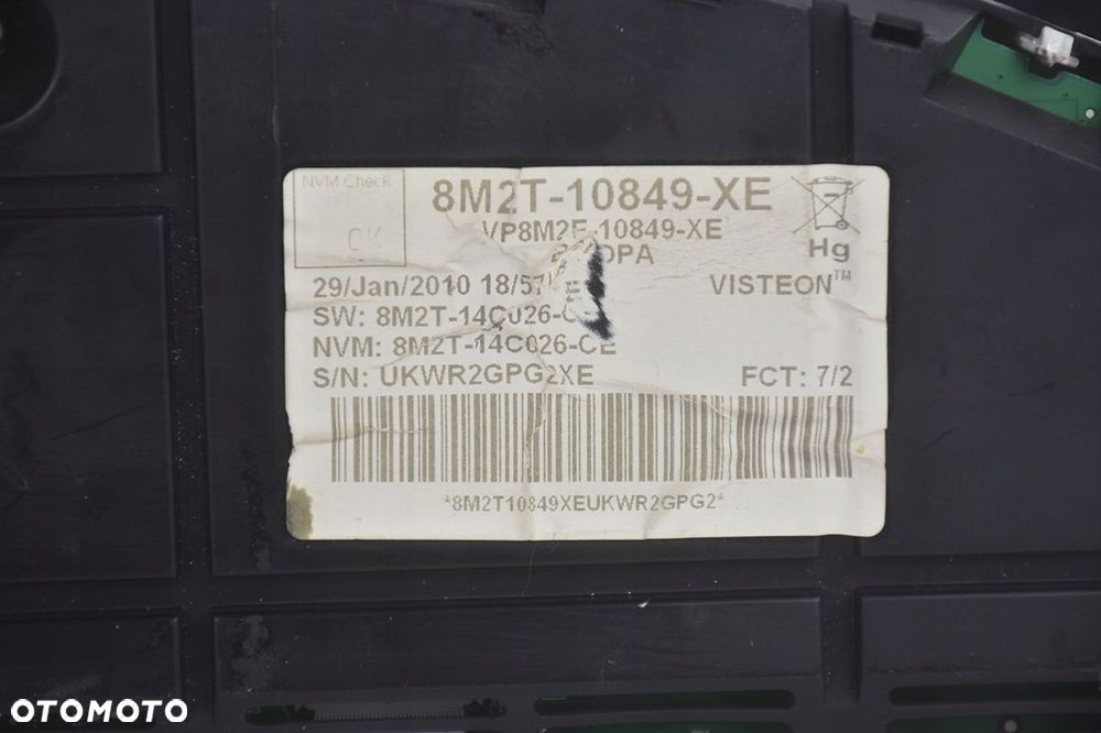 licznik ford mondeo mk4 s-max mk1 galaxy mk3 uk 8m2t-10849-xe - 4