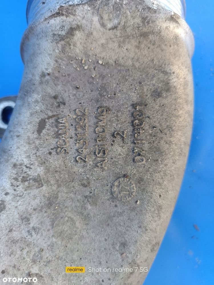 SCANIA EURO 6 NTG NGS R S RURA FAJKA PRZEWÓD DOŁADOWANIA INTERCOOLE 2431292 - 2