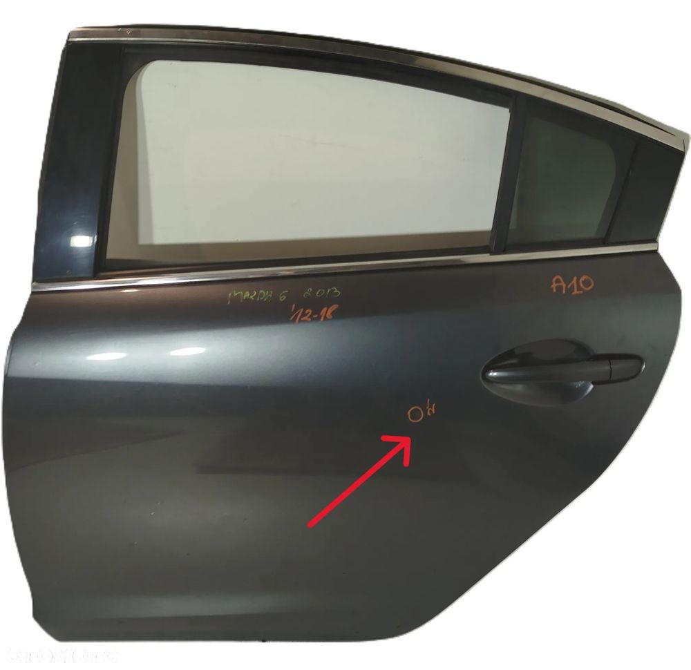 Drzwi lewe tylne tył MAZDA 6 GH 08-12 - 1
