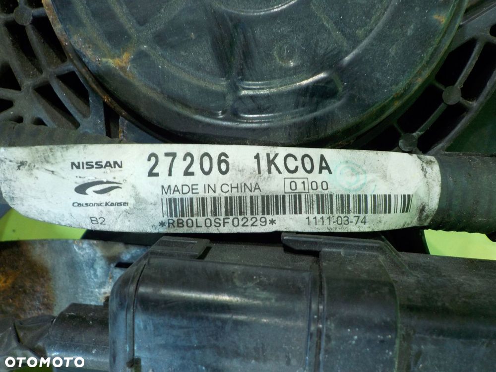NISSAN JUKE I F15 1.6 B 12r 5D wentylator chlodnicy A18700A28001 - 4