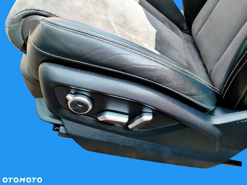 AUDI Q7 4M S-Line FOTELE KANAPA BOCZKI TAPICERKA SKÓRA CZARNA - 16