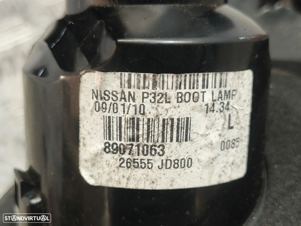 Farolins de mala direito esquerdo originais Nissan Qashqai J10 Fase 1 de 2007 a 2013 - 8