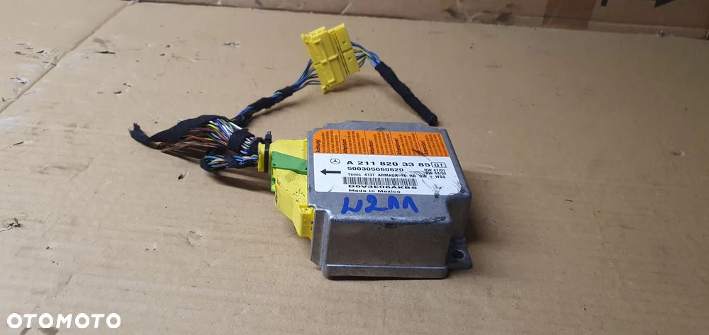 Moduł Sensor Airbag Poduszek Mercedes E Klasa W211 A2118203385 - 2