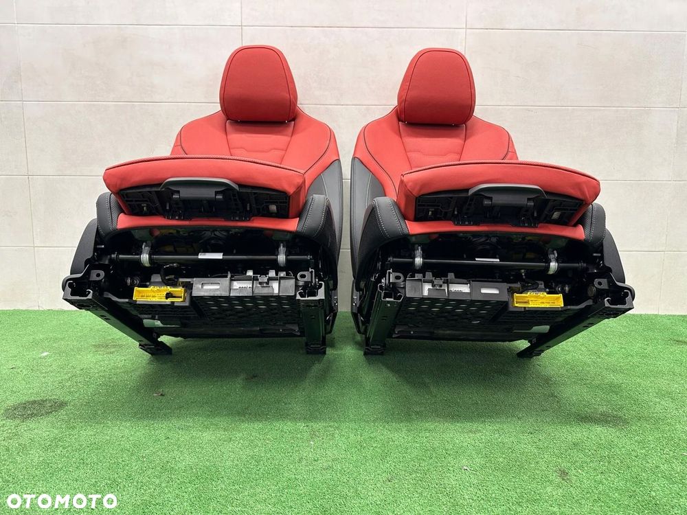 BMW 8 G16 TAPICERKA FOTELE KANAPA BOCZKI TUNEL SKÓRA FIONA ROT - 7