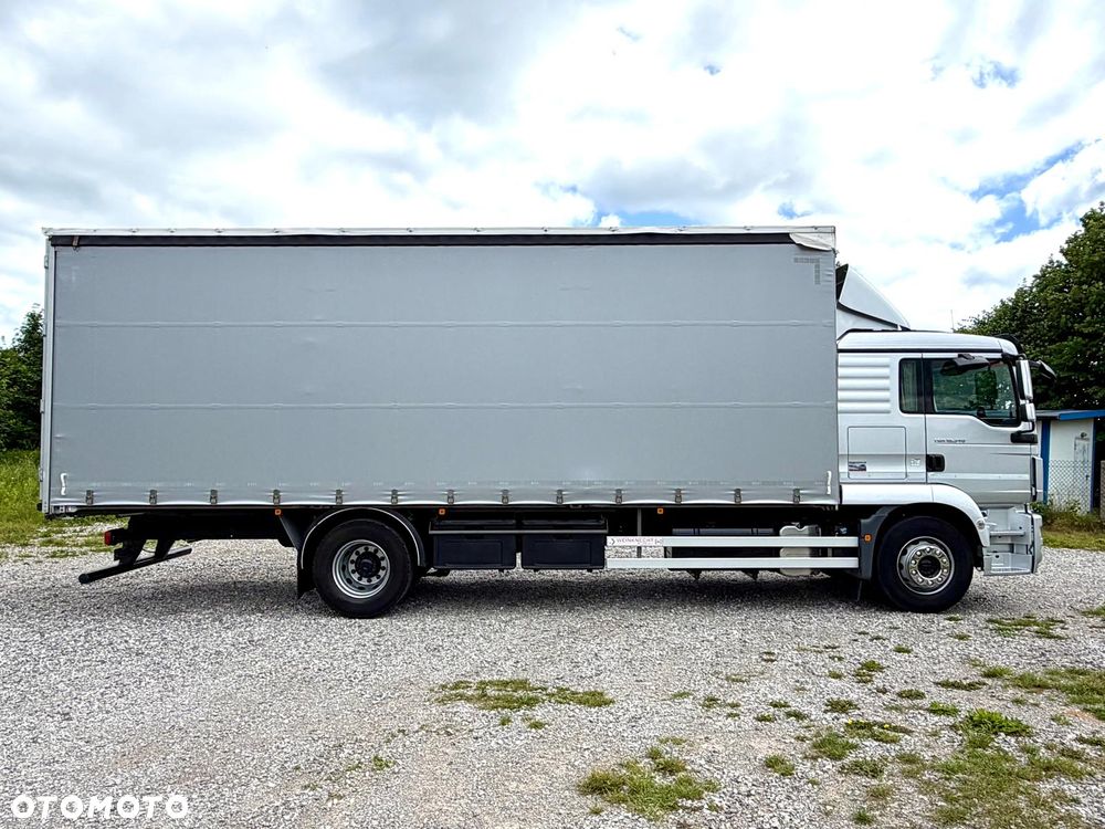 MAN TGM 18.340 / FIRANKA / 20 EURO PALET / SPROWADZONY /  9400 ŁADOWNOŚĆ  / E6 / AUTOMAT / WINDA / - 10