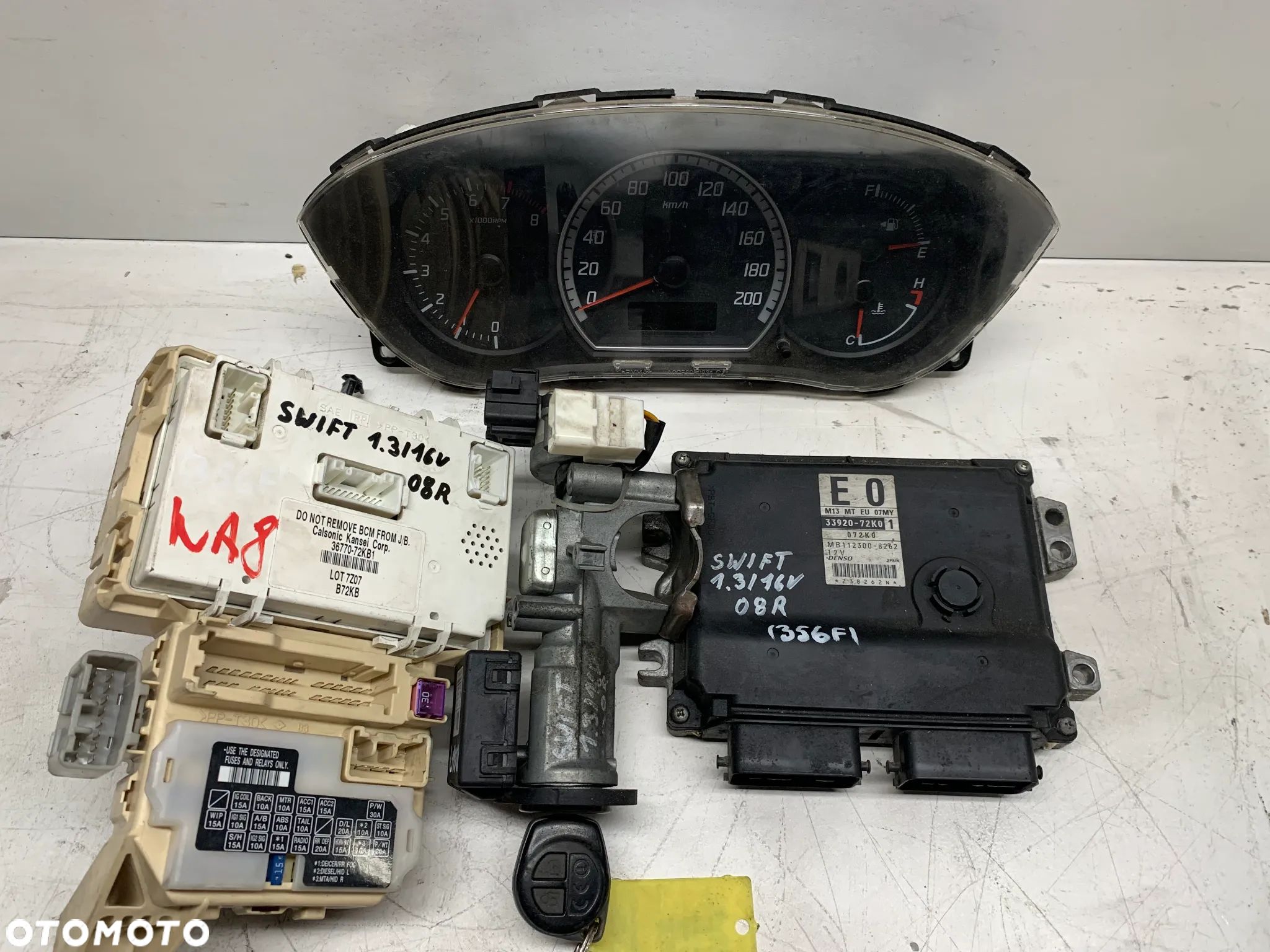 SUZUKI SWIFT 08R 1.3 16V ZESTAW STARTOWY 3392072K0 - 1