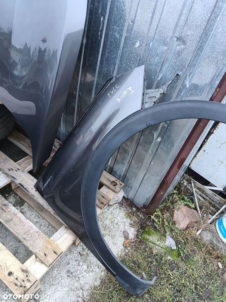 peugeot 3008 ii gt line maska zderzak chłodnice lampy kompletny przód evlc - 15