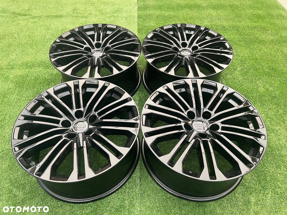 KOMPLET FELG FELGI ALU AUDI 8W0 A4 A5 A6 Q3 18 5X112 ET31 ORYGINALNE - 4