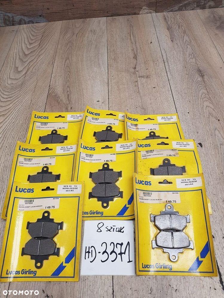 Klocki hamulcowe TRW-Lucas MCB 551 DR600 MBX125 NSR80 - 1