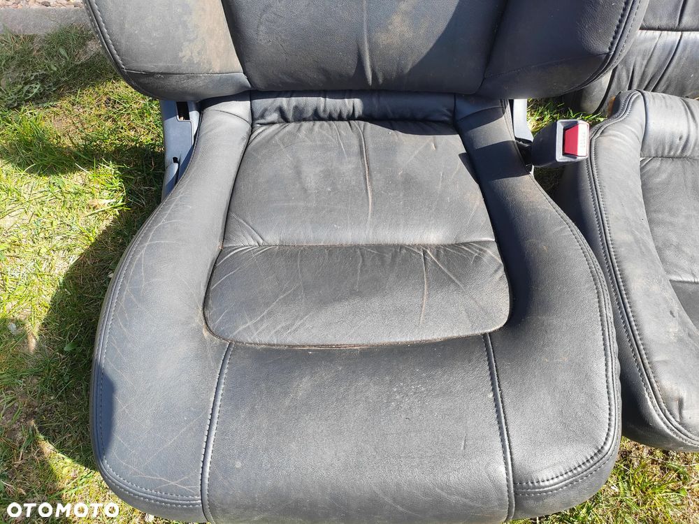 Honda Accord VI Coupe 98-02 Fotele fotel skórzane czarne komplet - 12