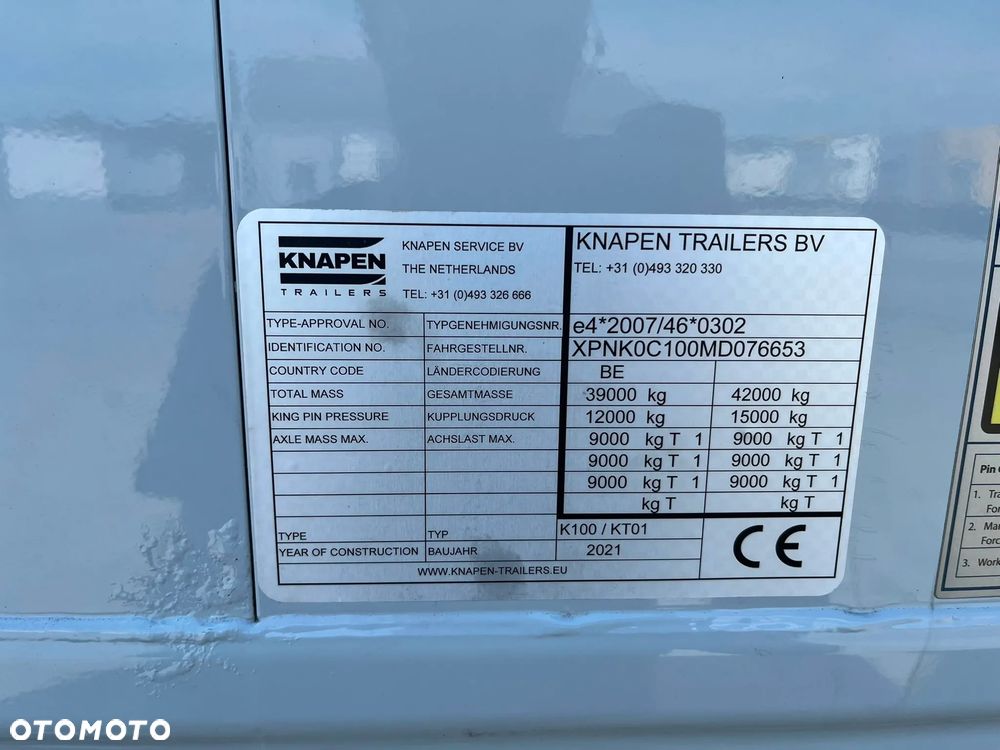 Knapen Ruchoma podłoga 92m3 2021 rok Podłoga 10 mm - 13