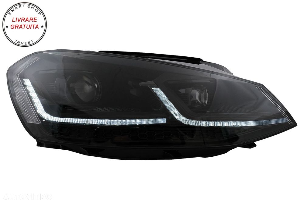 Faruri LED VW Golf 7 VII (2012-2017) Facelift G7.5 Design cu Semnal Dinamic- livrare gratuita - 6