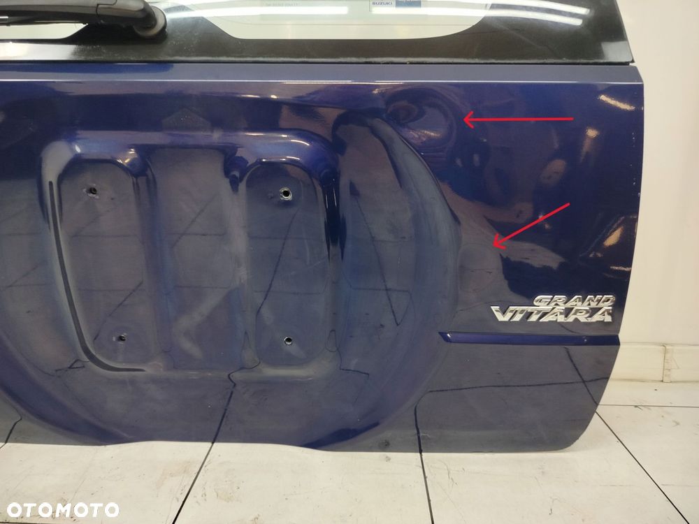 suzuki grand vitara ii 2 5d 05r- klapa bagażnika tył tylna z2u - 6