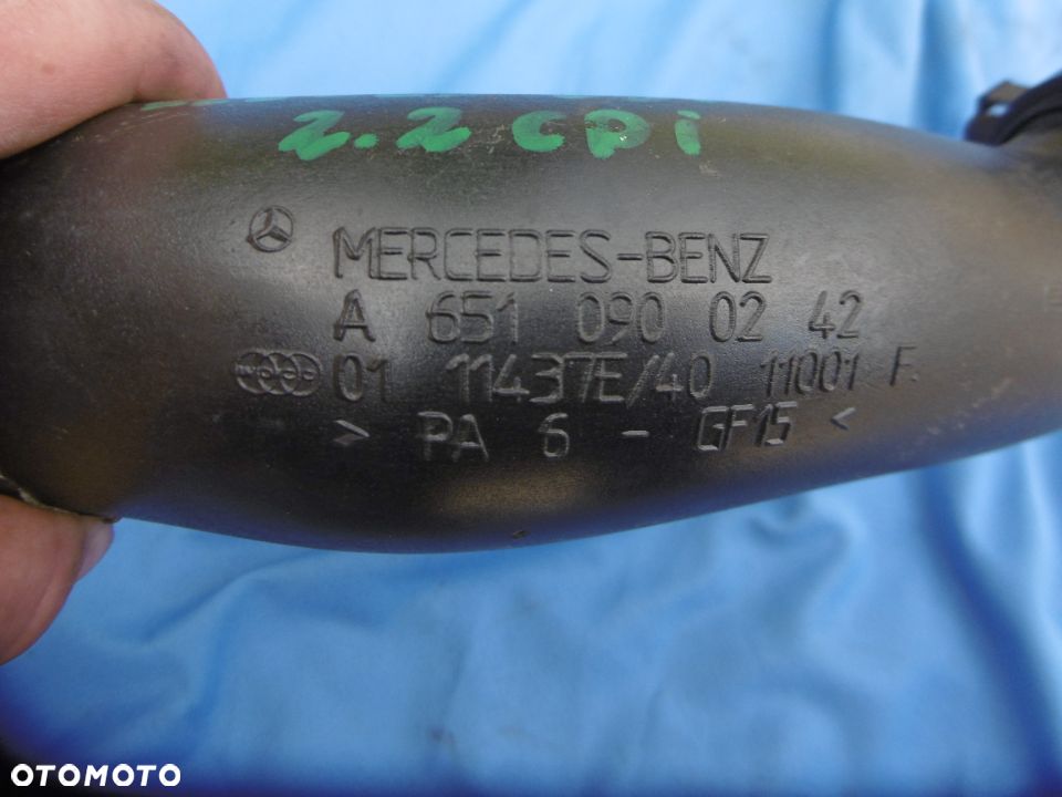 PRZEWÓD RURA MERCEDES SPRINTER 906 2.2 CDI A6510900242 - 2