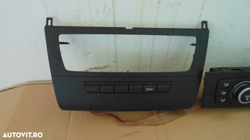 Panou comanda clima AC BMW seria 1 E87 an 2009 facelift cod 64119182287 - 3