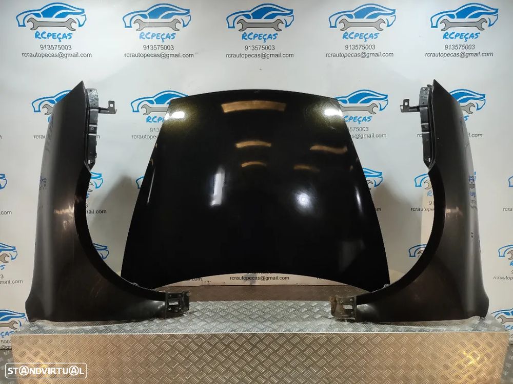 FRENTE COMPLETA PORSCHE CAYENNE 9PA CAPOT PARACHOQUES GUARDALAMAS OTICAS XENON RADIADOR VENTILADOR FRENTE FIBRA - 8