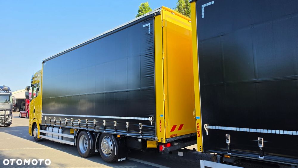 Scania ///S450///2019///ZESTAW/// TANDEM///WECON///7.70+7.70///DACH PODNOSZONY///FULL LED///WAGA/// KLIMATYZACJA POSTOJOWA///RETARDER/// SKÓRY///TELEWIZOR///STAN DOBRY - 20