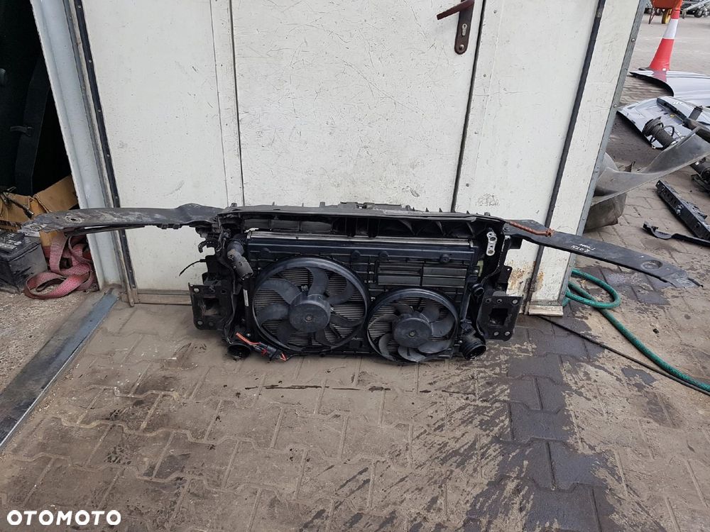 VW TIGUAN I 5N 06-10r 2.0 TDI PAS PRZEDNI CHŁODNICE WENTYLATORY - 3