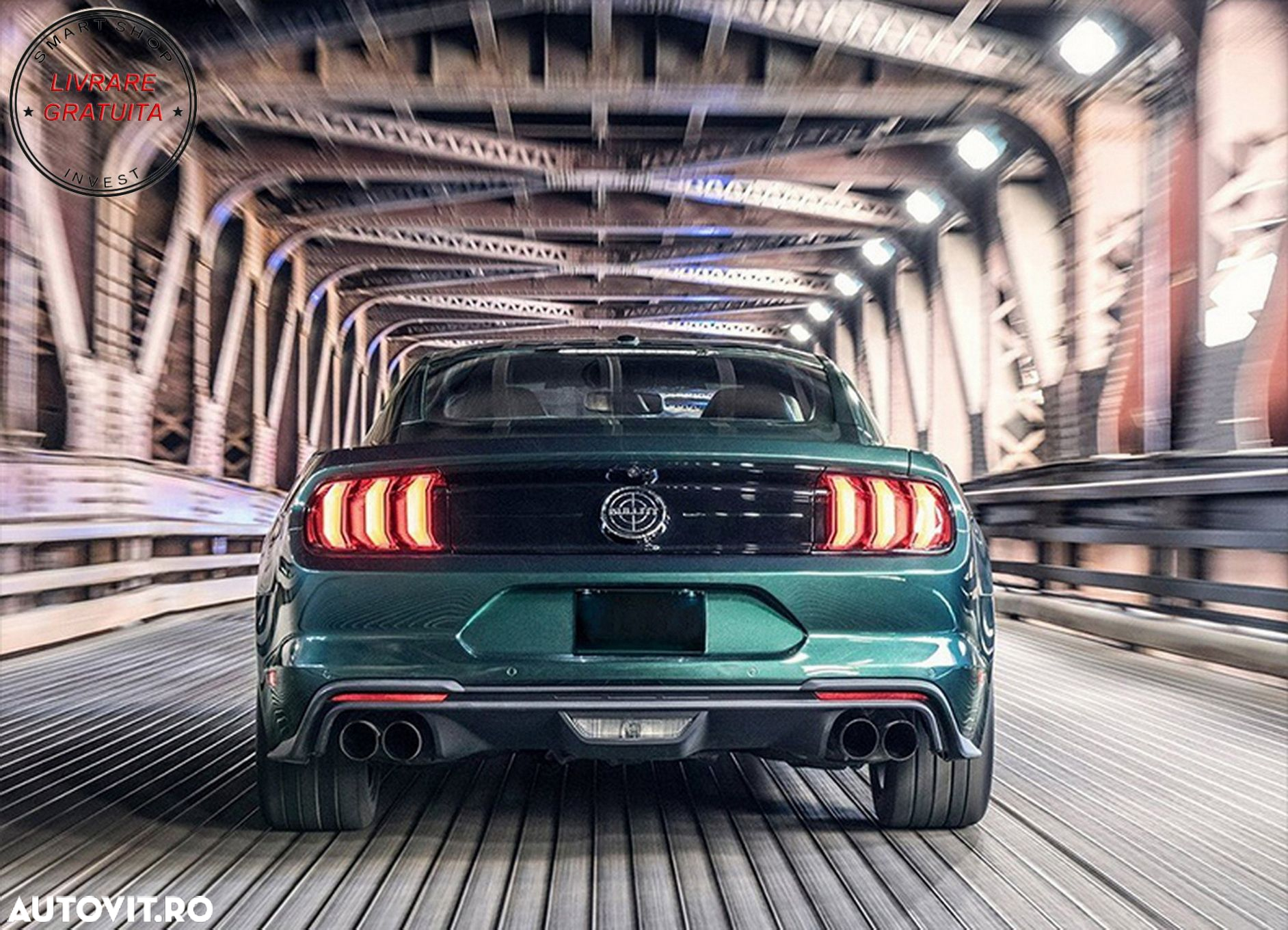 Stopuri Full LED compatibile cu Ford Mustang VI S550 (2015-2019) Semnal Dinamic Se- livrare gratuita - 15