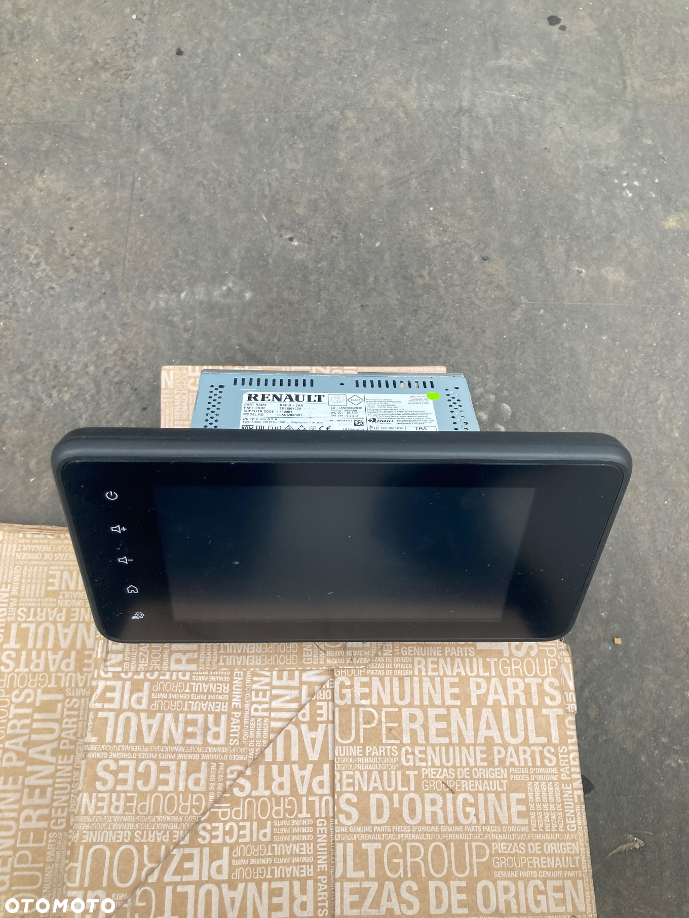 Dacia Sandero 3 III stepway Logan Jogger RADIO ekran Nawigacja Navi GPS panel wyświetlacz  FABRYCZNE Lan5900wr3d   Wwa 281156713R  LAN5900wr3d LAN 5900 wr3d - 3