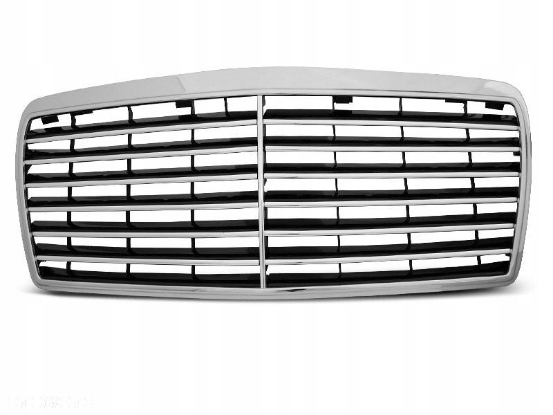 ATRAPA GRILL MERCEDES W124 E-KLASA 93-95 CHROME - 1